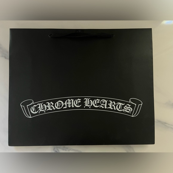 Chrome Hearts Large Black Gift Bag - Picture 8 of 9